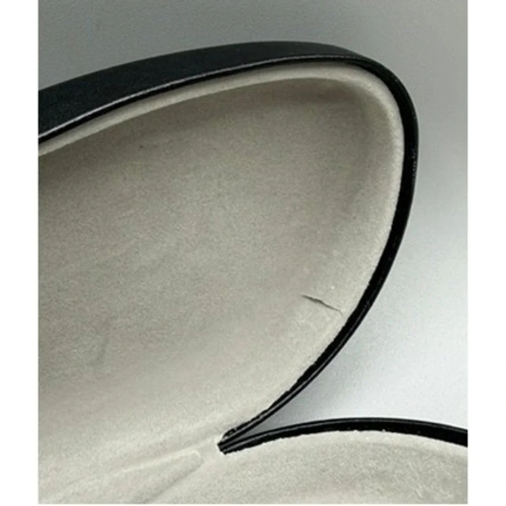 Ray-Ban Black Hard Shell Clamshell Sunglasses Eyeglasses‎ Case Biege Interior